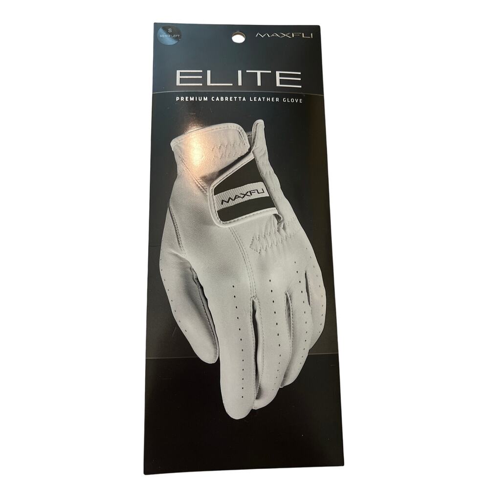 Maxfli Elite Cabretta Leather Golf Glove Mens Small Left Hand New Premium Soft